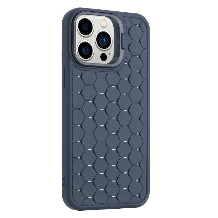 Husa de Protectie TPU, Vivimall, pentru Apple iPhone 14, 3D Cube, cu Inel, Protectie Camera, Antisoc, Antizgariere, Antialunecare, Acoperire Completa, Albastru - vivimall.ro