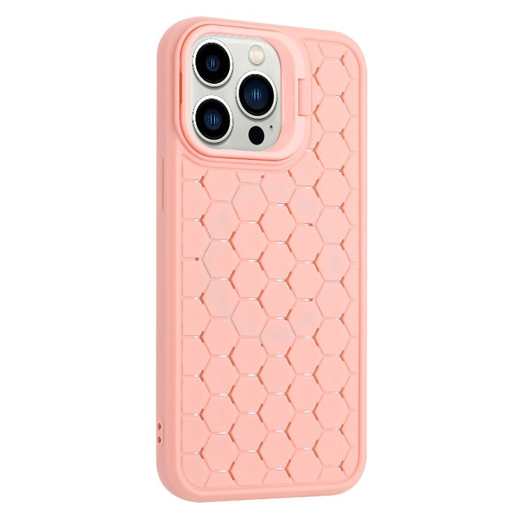 Husa de Protectie TPU, Vivimall, pentru Apple iPhone 14 Pro Max, 3D Cube, cu Inel, Protectie Camera, Antisoc, Antizgariere, Antialunecare, Acoperire Completa, Roz - vivimall.ro