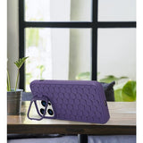 Husa de Protectie TPU, Vivimall, pentru Apple iPhone 15 Plus, 3D Cube, cu Inel, Protectie Camera, Antisoc, Antizgariere, Antialunecare, Acoperire Completa, Mov - vivimall.ro