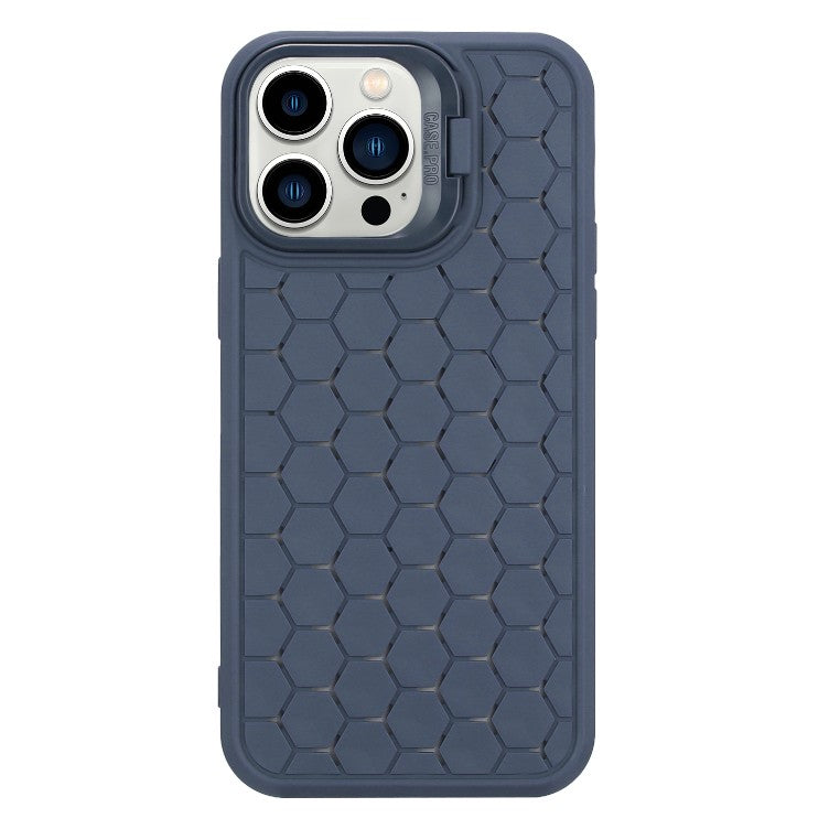 Husa de Protectie TPU, Vivimall, pentru Apple iPhone 15 Pro, 3D Cube, cu Inel, Protectie Camera, Antisoc, Antizgariere, Antialunecare, Acoperire Completa, Albastru - vivimall.ro