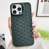 Husa de Protectie TPU, Vivimall, pentru Apple iPhone 15 Pro, 3D Cube, cu Inel, Protectie Camera, Antisoc, Antizgariere, Antialunecare, Acoperire Completa, Verde - vivimall.ro