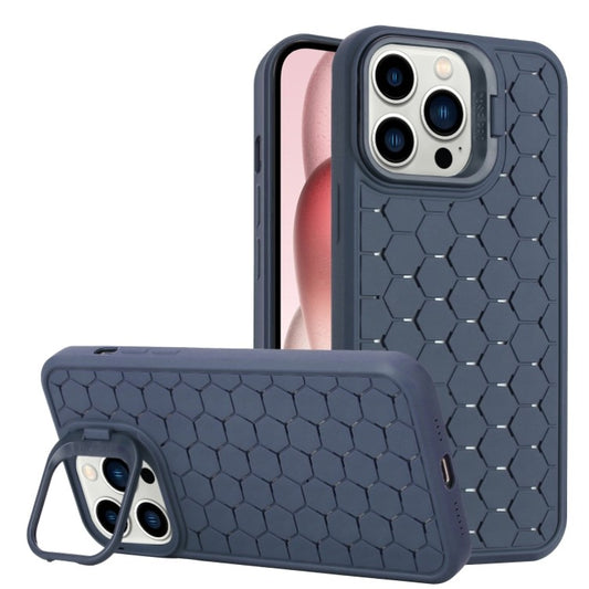 Husa de Protectie TPU, Vivimall, pentru Apple iPhone 15 Pro, 3D Cube, cu Inel, Protectie Camera, Antisoc, Antizgariere, Antialunecare, Acoperire Completa, Albastru - vivimall.ro