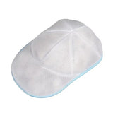 Husa de Spalare Sapca, Vivimall, pentru Masina de Spalat, din Poliester, Circumferinta 53 cm, cu Fermoar, Alb/Albastru - vivimall.ro