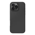 Husă iPhone 16 Pro Max Flippy MagSafe Series, silicon lichid negru, vedere frontală