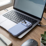 Husă Flippy iPhone 17 Pro Max albastru, compatibilitate accesorii MagSafe, vedere spate
