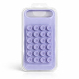 Husa din Silicon pentru iPhone 17 Air, Flippy, Carcasa de Protectie cu Ventuze, din Cauciuc Moale Rezistenta la Socuri, Mov