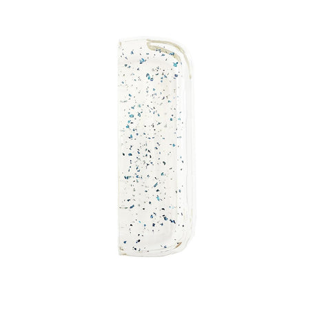 Husa Flippy pentru IQOS Iluma, de Protectie, Anti Soc si Zgarieturi, din Plastic, 12.5 x 4.2 x 2.6 cm, Transparent cu Sclipici Albastru - vivimall.ro