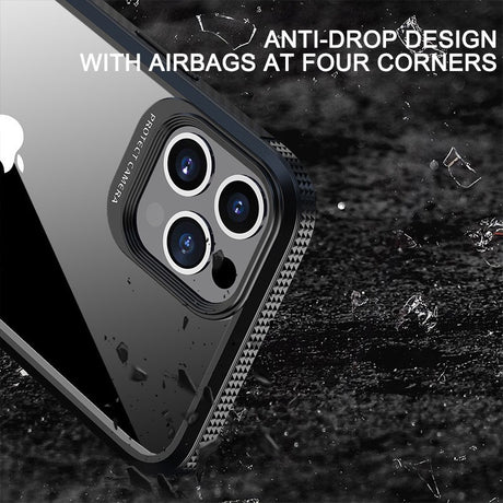 Husa Hibrid Defender MG Series pentru iPhone 14 Pro Max, Flippy, Protectie Antisoc, Negru - vivimall.ro