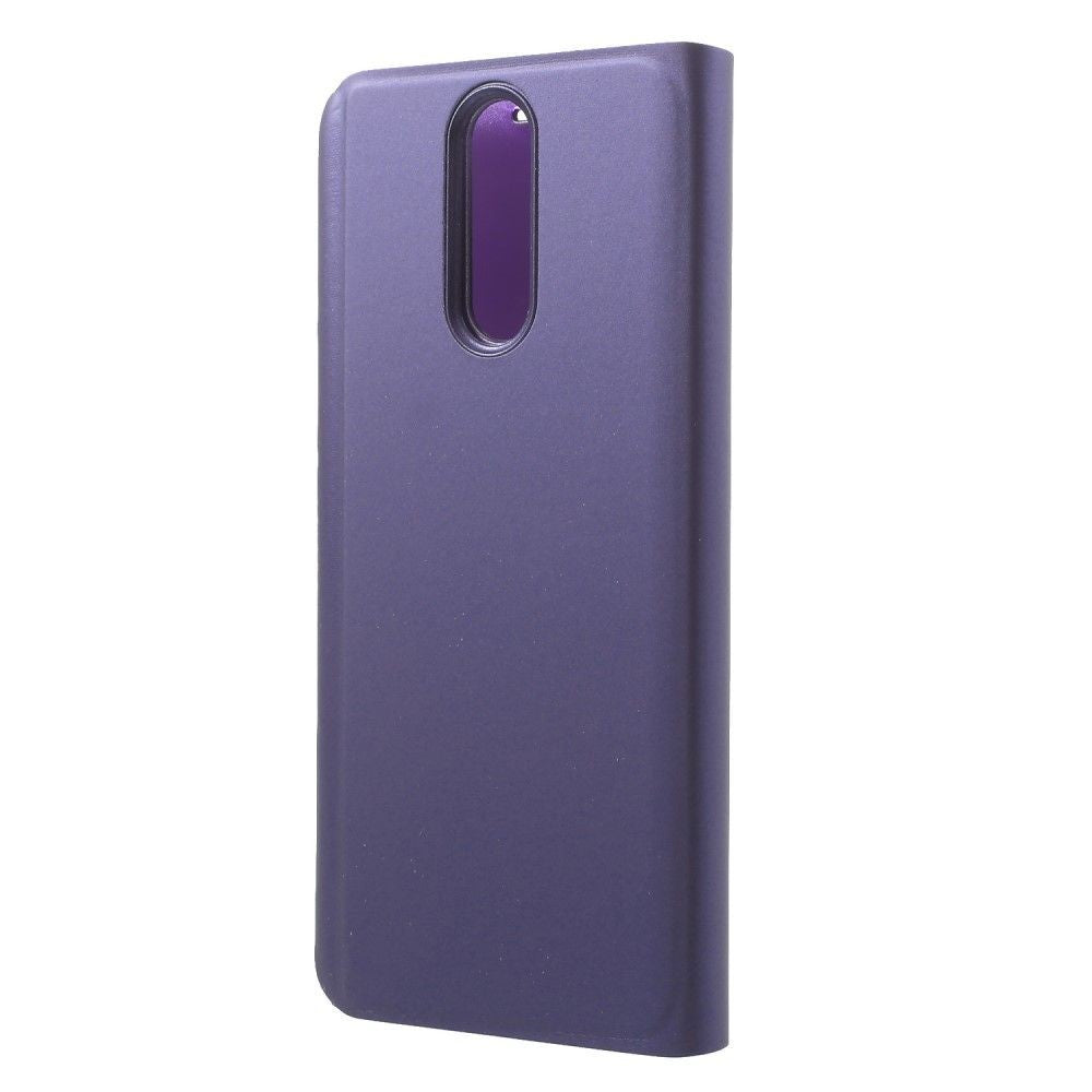 Husa Tip Carte, Flippy, Compatibila cu Huawei Mate 10 Lite, Flip Cover Oglinda, Violet - vivimall.ro