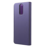 Husa Tip Carte, Flippy, Compatibila cu Huawei Mate 10 Lite, Flip Cover Oglinda, Violet - vivimall.ro