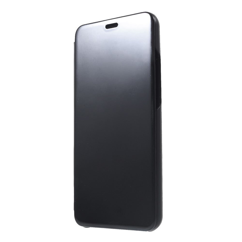 Husa Huawei P Smart Flip Cover Oglinda Negru - vivimall.ro