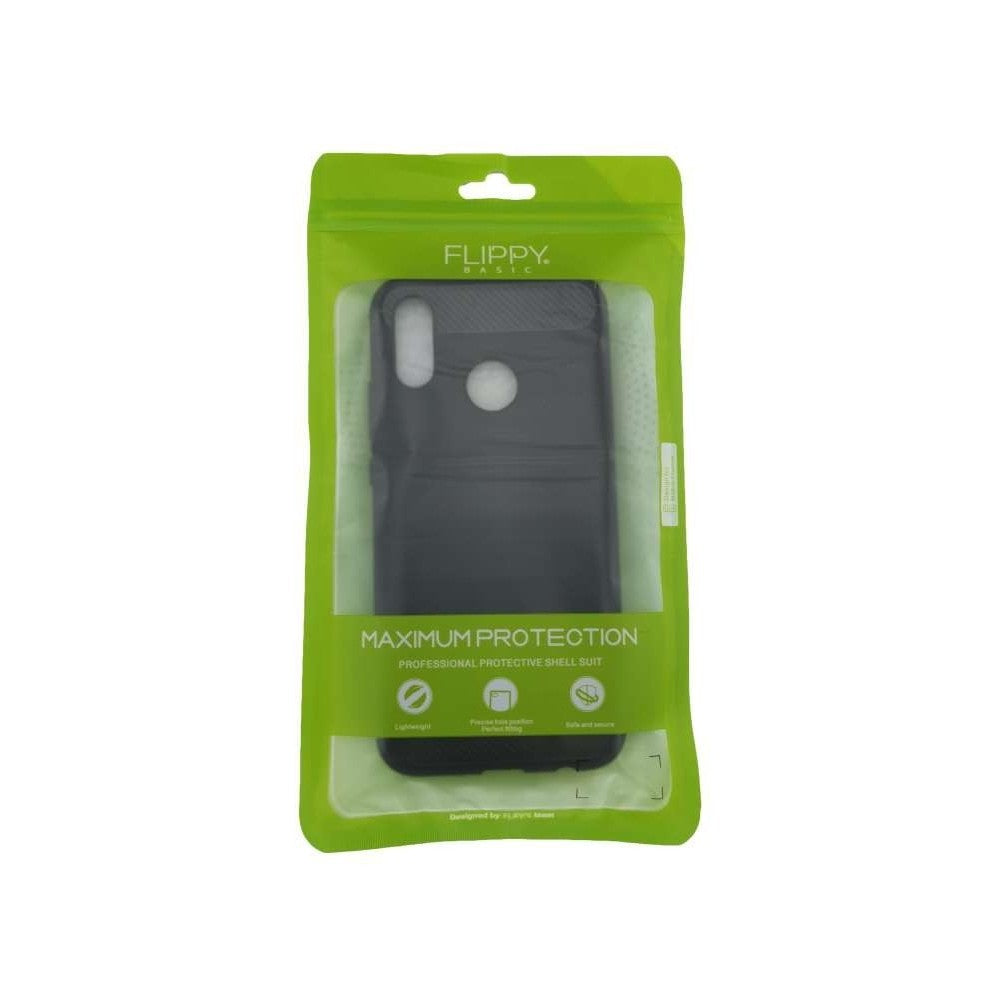 Husa Huawei P20 Lite Tpu, carbon, Negru - vivimall.ro