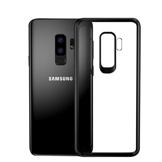 Husa Huawei P20 Pro Transparent cu Margini Negre - vivimall.ro