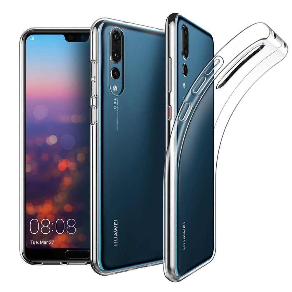Husa Huawei P20 Tpu Transparent 1 mm - vivimall.ro