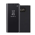 Husa Huawei P40 Pro Flip Cover Oglinda Negru - vivimall.ro