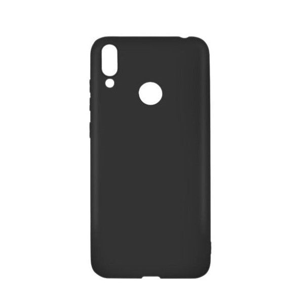 Husa Huawei Y7 2019 Liquid Silicone Case Negru - vivimall.ro