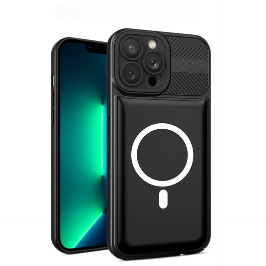 Husa Husa Urban Armor pentru Samsung A14 4G/5G Negru, Suport Auto Magnetic, Protectie Antisoc, Vivimall - vivimall.ro