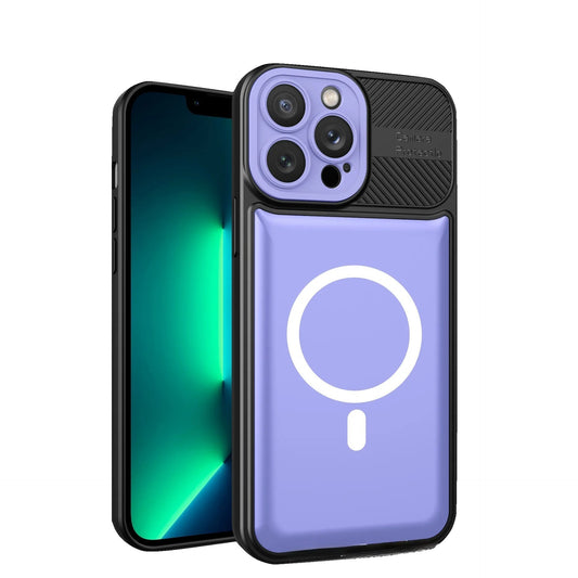 Husa Urban Armor pentru Samsung A23 5G Mov, Suport Auto Magnetic, Protectie Antisoc, Vivimall - vivimall.ro