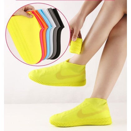 Husa Incaltaminte, Vivimall, Impermeabila, Antiderapanta, din Latex, 13 x 13 x 2 cm, Marime L 41-47 cm, Negru - vivimall.ro