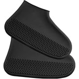 Husa Incaltaminte, Vivimall, Impermeabila, Antiderapanta, din Latex, 13 x 13 x 2 cm, Marime L 41-47 cm, Negru - vivimall.ro