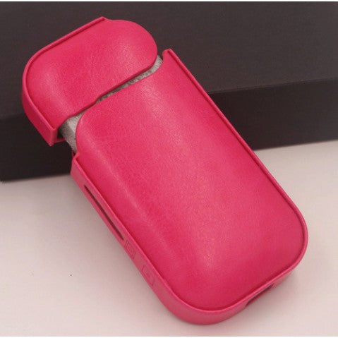 Husa Vivimall pentru IQOS 2.4 Plus, Capac de Protectie, Anti Soc si Zgarieturi, din Piele Ecologica, 43 g, 12 x 6 x 2.5 cm, Roz - vivimall.ro