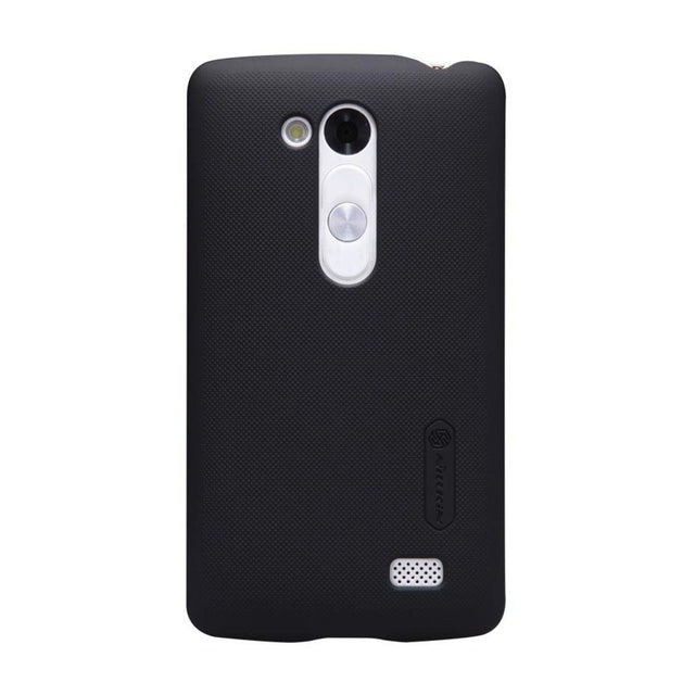 Husa LG L Fino D295 Nillkin Frosted Shield Negru + Folie de protectie - vivimall.ro
