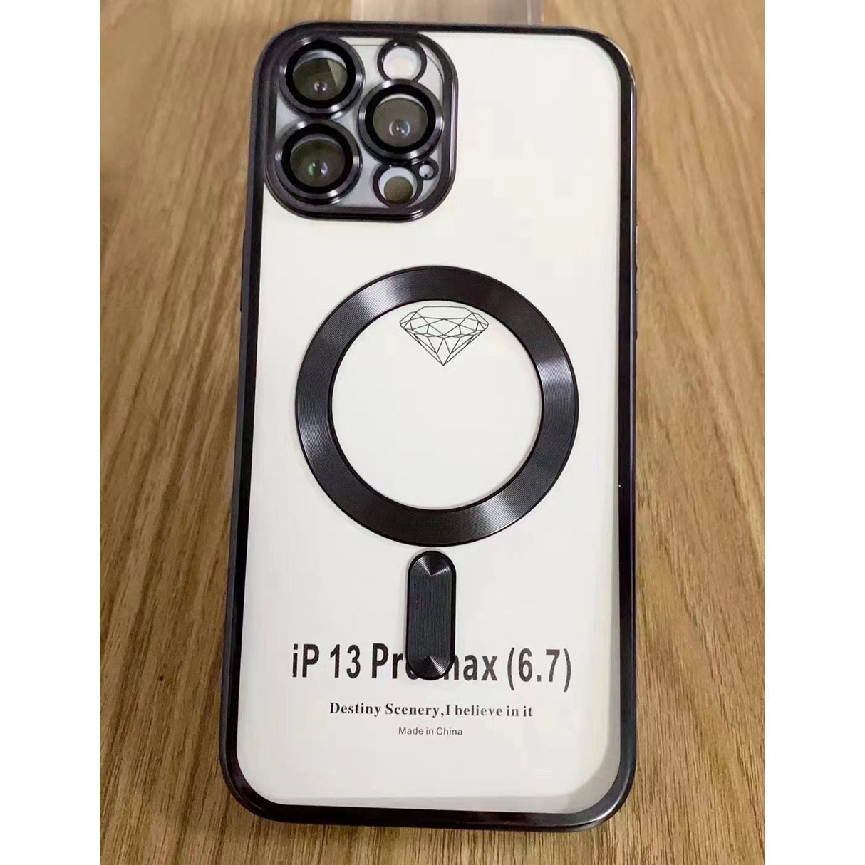 Husa MagSafe pentru Apple iPhone 11, Full Cover, Protectie camera, Margini colorate Electroplating, Magnetica, Incarcare Wireless, Flippy, Negru - vivimall.ro