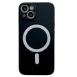 Husa MagSafe pentru Apple iPhone 11, Silicon, Protectie pentru camera, Magnetica, Incarcare Wireless,  Vivimall, Negru - vivimall.ro