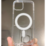 Husa MagSafe Silicone pentru iPhone 14, Flippy, Transparenta - vivimall.ro