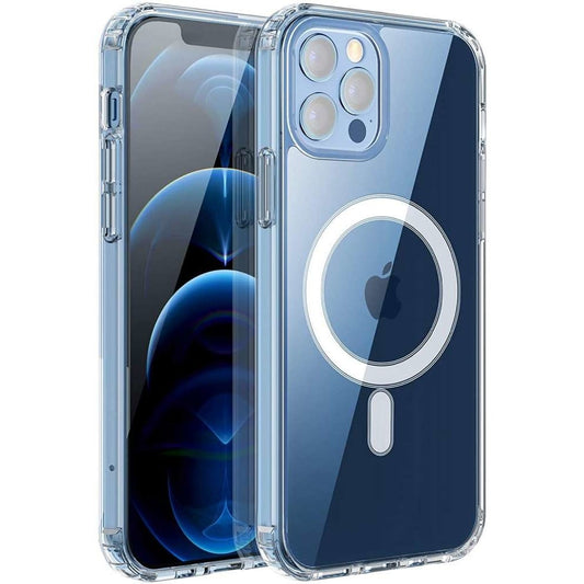 Husa MagSafe Silicone pentru iPhone 14 Pro, Vivimall, Transparenta - vivimall.ro