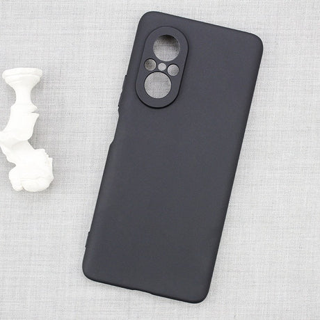 Husa Matte TPU pentru Huawei NOVA 9 SE, Flippy, Silicon Slim, Protectie Antisoc, Negru - vivimall.ro