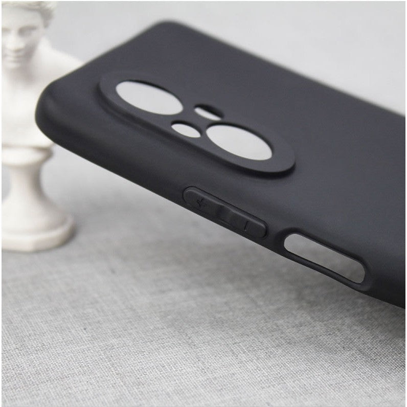 Husa Matte TPU pentru Huawei NOVA 9 SE, Flippy, Silicon Slim, Protectie Antisoc, Negru - vivimall.ro