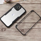 Husa Max Defence pentru Samsung Galaxy A33 5G, Bumper Negru, Fata Dubla Transparenta, Protectie Antisoc Full 360 ( fata, spate, margini ), Flippy - vivimall.ro