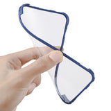 Husa Max Defence pentru Samsung Galaxy A52 5G, Bumper Albastru, Fata Dubla Transparenta, Protectie Antisoc Full 360 ( fata, spate, margini ), Flippy - vivimall.ro