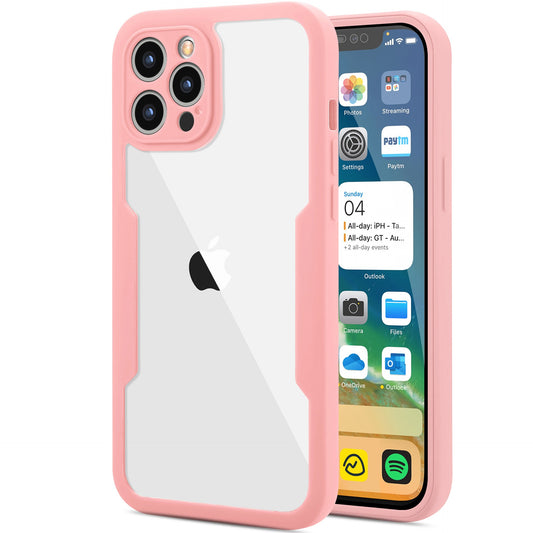 Husa Max Defence pentru Samsung Galaxy S22 Ultra, Bumper Roz, Fata Dubla Transparenta, Protectie Antisoc Full 360 ( fata, spate, margini ), Vivimall - vivimall.ro