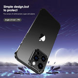 Husa Metalica Edgeless Compatibila cu iPhone 16, Vivimall, Protectie pentru Colturi si Camera, Aliaj Aluminiu, Antisoc, Antizgariere, Negru - vivimall.ro
