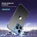 Husa Metalica Edgeless Compatibila cu iPhone 16 Pro, Vivimall, Protectie pentru Colturi si Camera, Aliaj Aluminiu, Antisoc, Antizgariere, Albastru - vivimall.ro