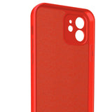 Husa pentru Samsung Galaxy A03 4G, Flippy, Liquid Silicone, cu Microfibra pe interior, Protectie Antisoc, Rosu - vivimall.ro