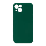 Husa pentru Samsung Galaxy A3 4G, Flippy, Liquid Silicone, cu Microfibra pe interior, Protectie Antisoc, Verde inchis - vivimall.ro