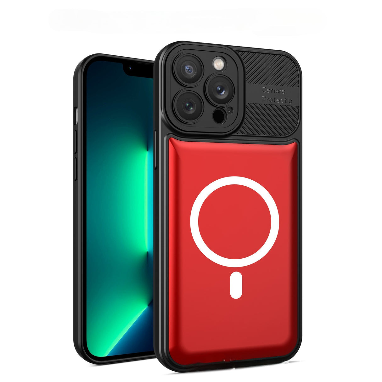 Husa pentru Apple iPhone 12 MagSafe, Urban Armor, Flippy, Rosu, suport magnetic - vivimall.ro