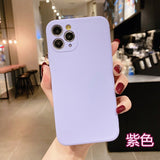 Husa pentru Apple iPhone 14 Flippy, Liquid Silicone, cu Microfibra pe interior, Protectie Antisoc, Grass purple, Mov - vivimall.ro