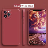 Husa pentru Apple iPhone 14 Pro Flippy, Liquid Silicone, cu Microfibra pe interior, Protectie Antisoc, Wine red, Claret - vivimall.ro