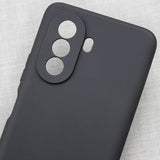 Husa pentru Huawei NOVA 10, Flippy, Liquid Silicone, cu Microfibra pe interior, Protectie Antisoc, Negru - vivimall.ro