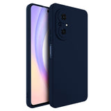 Husa pentru Huawei NOVA 9 SE, Flippy, Liquid Silicone, cu Microfibra pe interior, Protectie Antisoc, Navy Blue - vivimall.ro