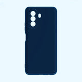 Husa pentru Huawei NOVA Y70, Flippy, Liquid Silicone, cu Microfibra pe interior, Protectie Antisoc, Navy Blue - vivimall.ro