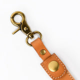 Husa pentru Kendama, Flippy, Husa de Depozitare pentru Kendama, din Piele Ecologica, Catarama cu Agatare pentru Transportare, Model Breloc Simplu, 19.5 x 2.5 cm, Maro - vivimall.ro