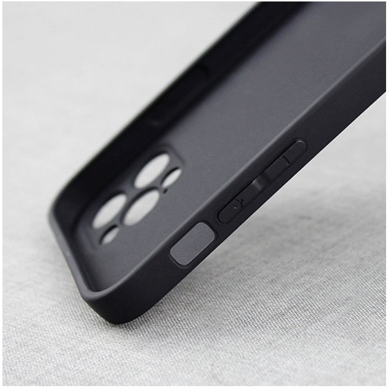 Husa pentru Samsung Galaxy S22, Flippy, Liquid Silicone, cu Microfibra pe interior, Protectie Antisoc, Negru - vivimall.ro