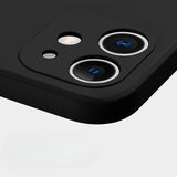 Husa pentru Samsung Galaxy S22 Ultra, Flippy, Liquid Silicone, cu Microfibra pe interior, Protectie Antisoc, Negru - vivimall.ro