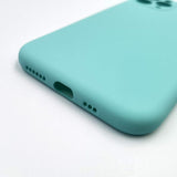 Husa pentru Samsung Galaxy S22 Ultra, Flippy, Liquid Silicone, cu Microfibra pe interior, Protectie Antisoc, Albastru deschis - vivimall.ro