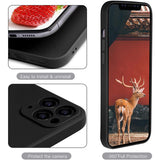 Husa protectie compatibila cu Apple iPhone 11 Pro Liquid Silicone Case Negru - vivimall.ro